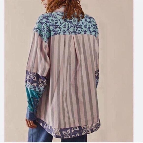 Free People Floral Print Oversized Shirt
Top (Size Small) - Picture 2 of 8